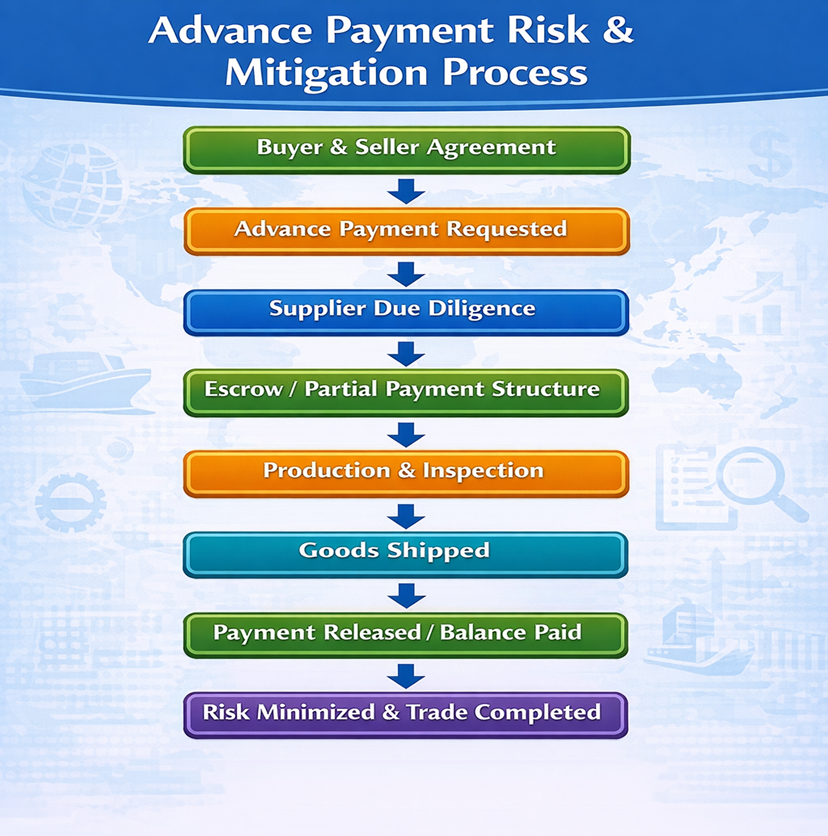Flowchart – Advance Payment Risk & Mitigation Process