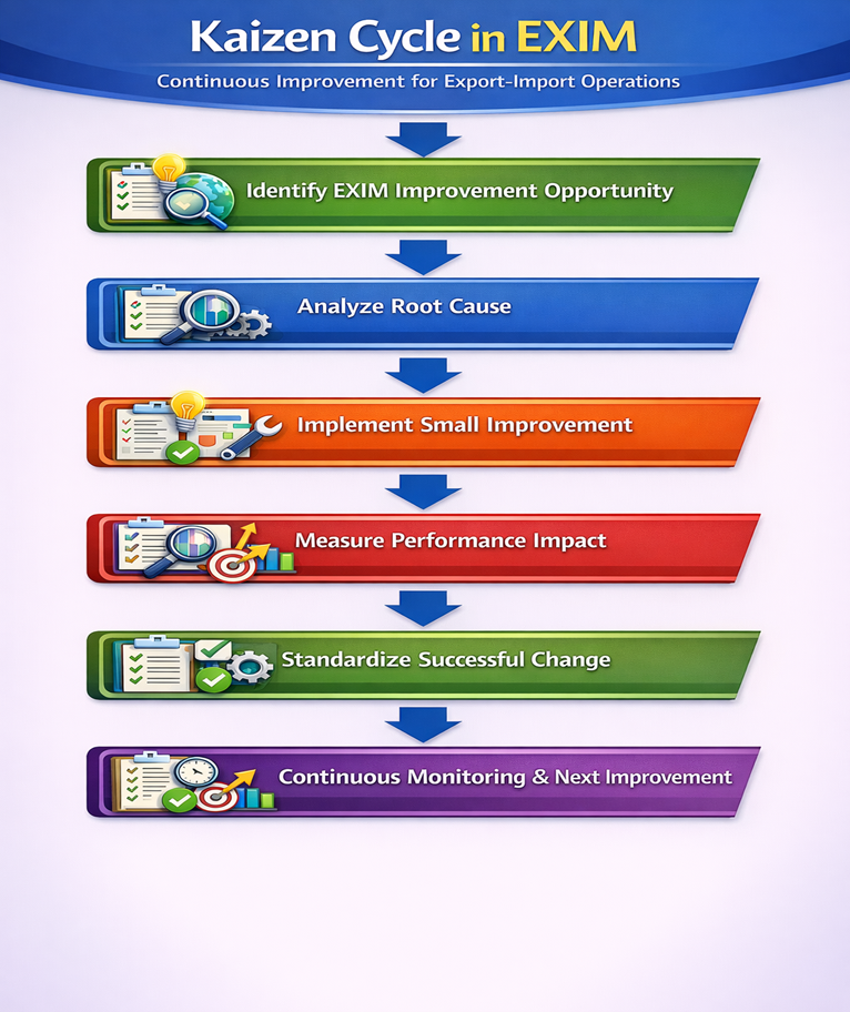 Kaizen Cycle in EXIM