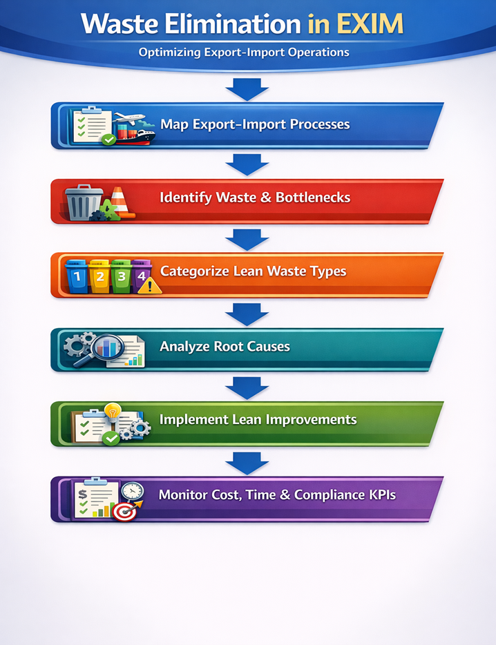 Waste elimination in EXIM